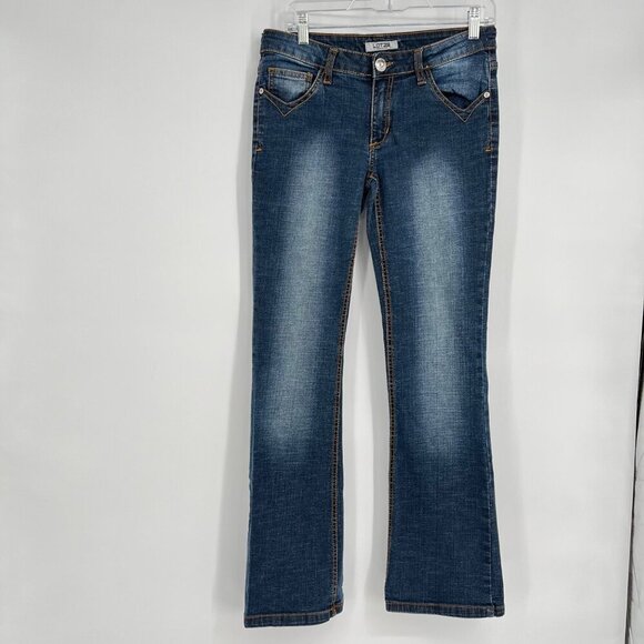 Lot29 Premium Bootcut Jeans Size 9 Blue Denim - Picture 1 of 8